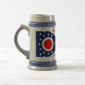 Mug avec drapeau de l'Etat de l'Ohio -USA (Gauche)