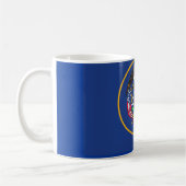 Mug avec drapeau de l'Etat de l'Utah - USA (Gauche)