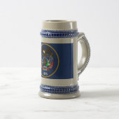 Mug avec drapeau de l'Etat de l'Utah -USA (Devant droit)
