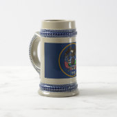 Mug avec drapeau de l'Etat de l'Utah -USA (Devant gauche)