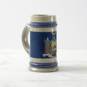 Mug avec drapeau de l'Etat de New York -USA (Devant gauche)