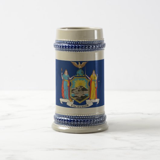 Mug avec drapeau de l'Etat de New York -USA (Centre)