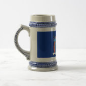 Mug avec drapeau de l'Etat de New York -USA (Gauche)