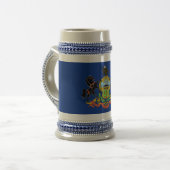 Mug avec drapeau de l'État de Pennsylvanie -USA (Devant gauche)