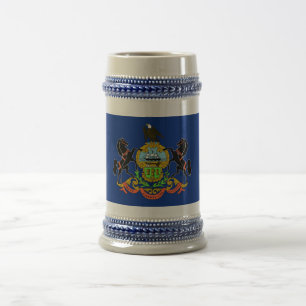 Mug avec drapeau de l'État de Pennsylvanie -USA