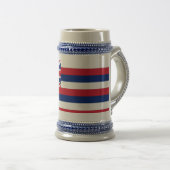 Mug avec drapeau de l'Etat d'Hawaii -USA (Devant droit)