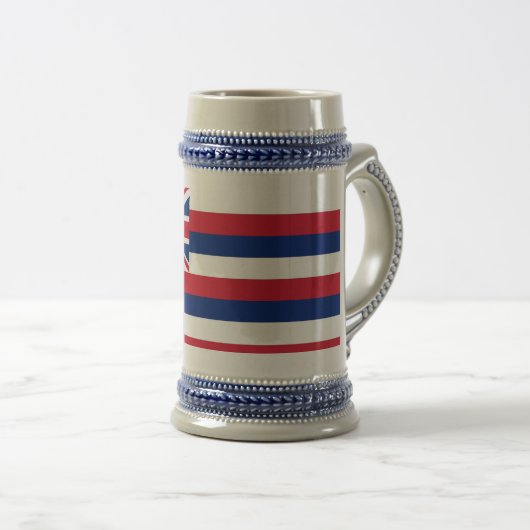 Mug avec drapeau de l'Etat d'Hawaii -USA (Devant droit)