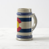 Mug avec drapeau de l'Etat du Colorado -USA (Devant droit)