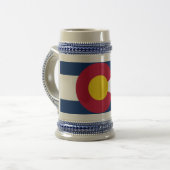 Mug avec drapeau de l'Etat du Colorado -USA (Devant gauche)