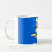 Mug avec drapeau de l'État du Connecticut - États- (Gauche)
