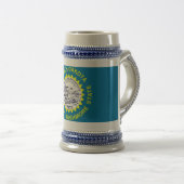 Mug avec drapeau de l'Etat du Dakota du Sud -USA (Devant droit)