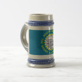 Mug avec drapeau de l'Etat du Dakota du Sud -USA (Devant gauche)