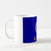 Mug avec drapeau de l'Etat du Kansas - USA (Gauche)