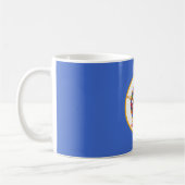 Mug avec drapeau de l'état du Minnesota - USA (Gauche)