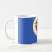Mug avec drapeau de l'état du Minnesota - USA (Gauche)