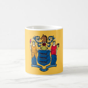 Mug avec drapeau de l'État du New Jersey - USA