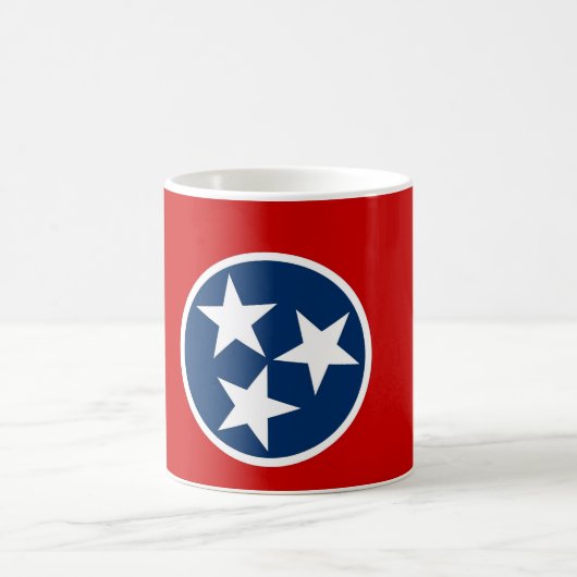 Mug avec drapeau de l'état du Tennessee - USA (Centre)