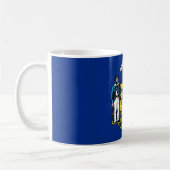 Mug avec drapeau de l'Etat du Wisconsin - USA (Gauche)