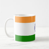 Mug avec drapeau de l'Inde (Gauche)