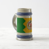 Mug avec Drapeau de Los Angeles, Californie (Devant gauche)