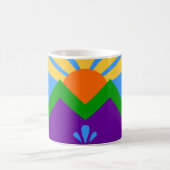 Mug avec drapeau de Manitou Springs, Colorado (Centre)