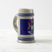 Mug avec drapeau de Michigan State -USA (Devant gauche)