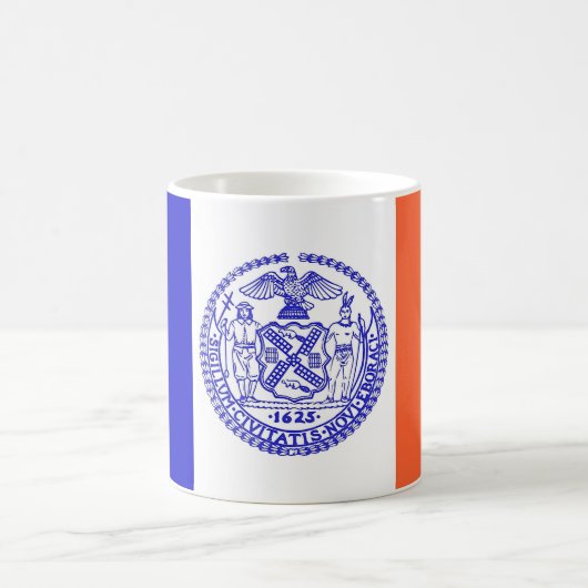 Mug avec Drapeau de New York - USA (Centre)