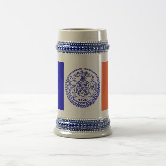 Mug avec Drapeau de New York - USA (Centre)