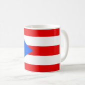 Mug avec Drapeau de Porto Rico - USA (Devant droit)
