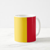 Mug avec drapeau de Roumanie (Devant droit)