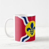 Mug avec Drapeau de Saint-Louis, Missouri (Gauche)