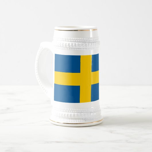 Mug avec Drapeau de Suède (Devant gauche)