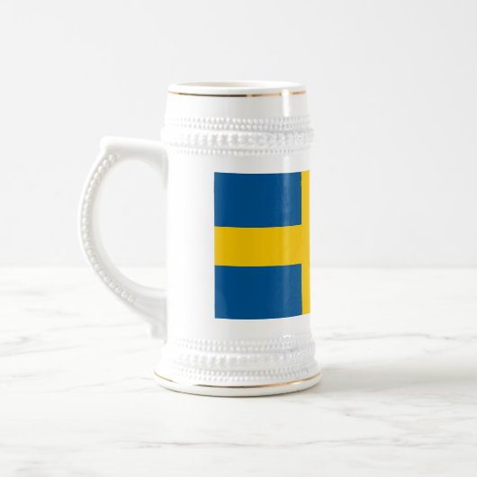 Mug avec Drapeau de Suède (Gauche)