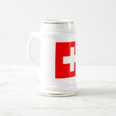 Mug avec Drapeau de Suisse (Devant gauche)