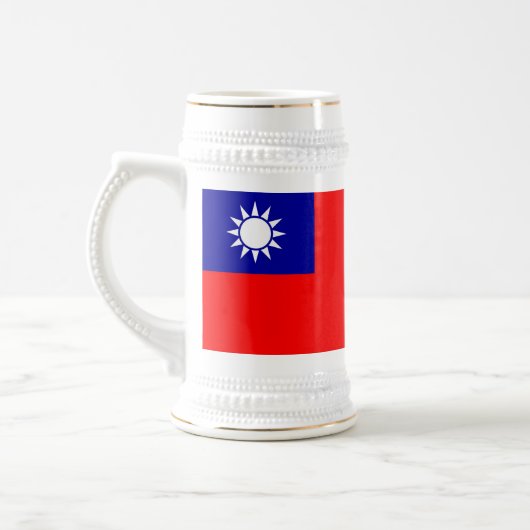 Mug avec drapeau de Taïwan (Gauche)