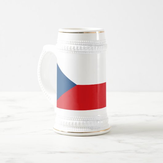 Mug avec Drapeau de Tchéquie (Devant gauche)