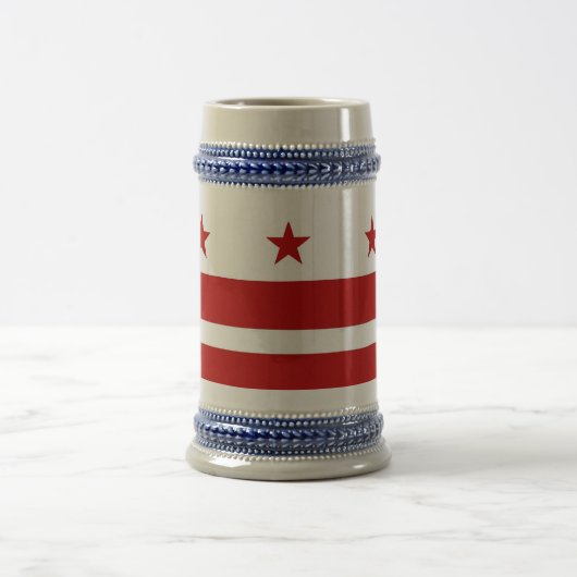 Mug avec drapeau de Washington DC-USA (Centre)