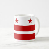 Mug avec drapeau de Washington DC - USA (Devant droit)