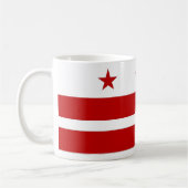 Mug avec drapeau de Washington DC - USA (Gauche)