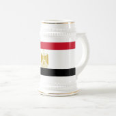Mug avec drapeau d'Egypte (Devant droit)