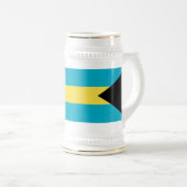 Mug avec drapeau des Bahamas (Devant droit)