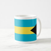 Mug avec drapeau des Bahamas (Devant droit)