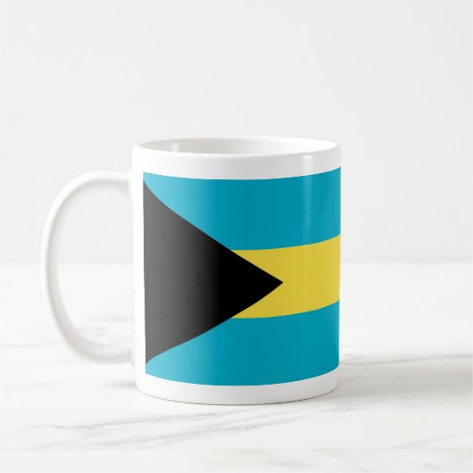Mug avec drapeau des Bahamas (Gauche)