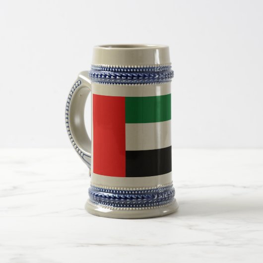 Mug avec drapeau des Émirats Arabes Unis (Devant gauche)