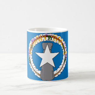 Mug avec drapeau des îles Mariannes du Nord - USA