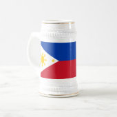 Mug avec drapeau des Philippines (Devant gauche)