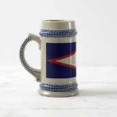 Mug avec drapeau des Samoa américaines-USA (Gauche)