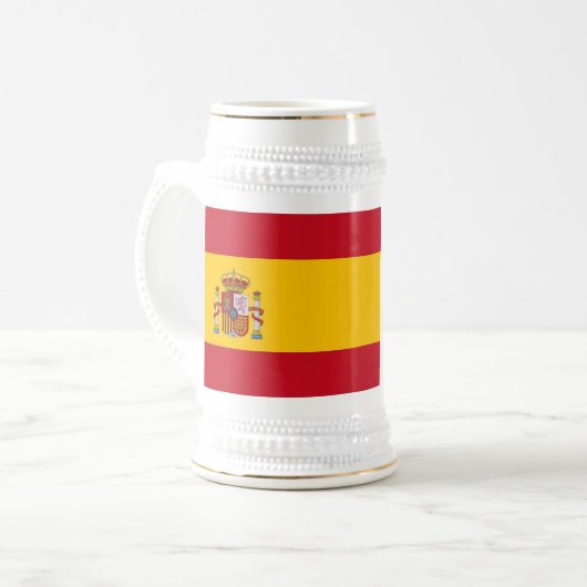 Mug avec drapeau d'Espagne (Devant gauche)