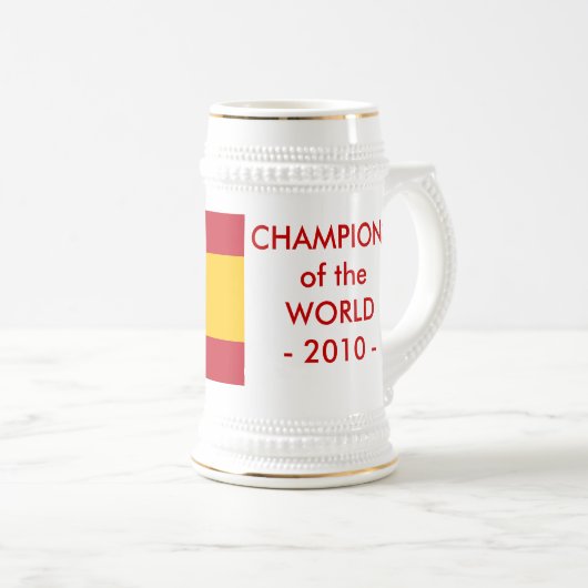 Mug avec drapeau d'Espagne (Devant droit)