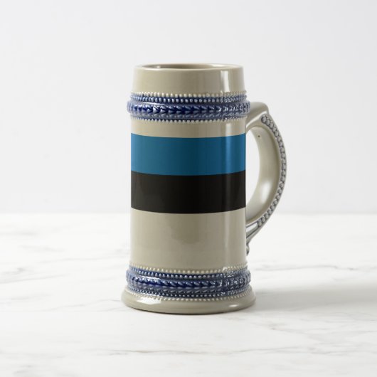 Mug avec drapeau d'Estonie (Devant droit)